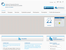 Tablet Screenshot of iasquebec.com